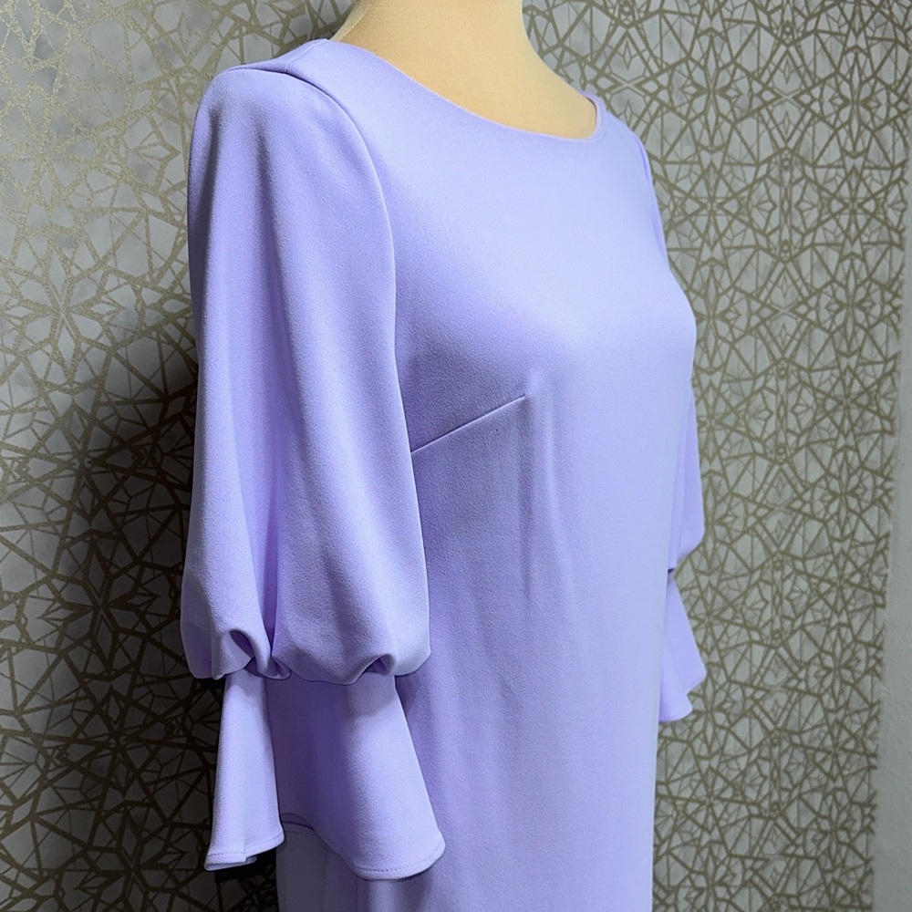 Calvin Klein Lavender Long Sleeve Dress - Picture 7 of 16